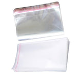 Maxbell 100pcs Transparent Opp Bag Plastic Bags Self Adhesive Seal  15x35cm
