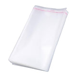 Maxbell 100pcs Transparent Opp Bag Plastic Bags Self Adhesive Seal  15x35cm Thicker