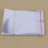 Maxbell 100pcs Transparent Opp Bag Plastic Bags Self Adhesive Seal  16x24cm Thicker