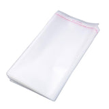 Maxbell 100pcs Transparent Opp Bag Plastic Bags Self Adhesive Seal  16x24cm Thicker