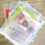 Maxbell 100pcs Transparent Opp Bag Plastic Bags Self Adhesive Seal  16x24cm Thicker