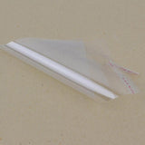 Maxbell 100pcs Transparent Opp Bag Plastic Bags Self Adhesive Seal  22x34cm Thicker