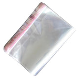 Maxbell 100pcs Transparent Opp Bag Plastic Bags Self Adhesive Seal  22x34cm Thicker