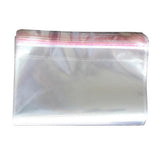 Maxbell 100pcs Transparent Opp Bag Plastic Bags Self Adhesive Seal  22x34cm Thicker