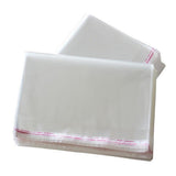 Maxbell 100pcs Transparent Opp Bag Plastic Bags Self Adhesive Seal  22x34cm Thicker