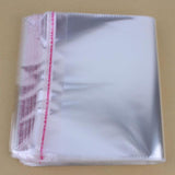 Maxbell 100pcs Transparent Opp Bag Plastic Bags Self Adhesive Seal  22x34cm Thicker