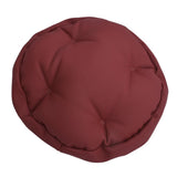 Max Faux Leather Bar Stool Covers Round Chair Seat Protector Burgundy 40x10cm - Aladdin Shoppers