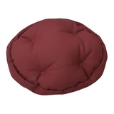 Max Faux Leather Bar Stool Covers Round Chair Seat Protector Burgundy 40x10cm - Aladdin Shoppers