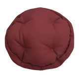 Max Faux Leather Bar Stool Covers Round Chair Seat Protector Burgundy 40x10cm - Aladdin Shoppers