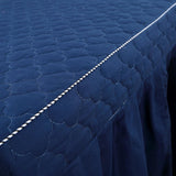 Max Massage Cosmetic Table Valance Sheet Cover with Hole 75x28inch Blue - Aladdin Shoppers