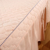 Max Massage Cosmetic Table Valance Sheet Cover with Hole 75x31inch Jade Pink - Aladdin Shoppers