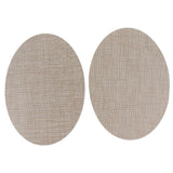 Max 2X Placemat Kitchen Table Placemat Washable Table Mat Beige vertical stripes - Aladdin Shoppers