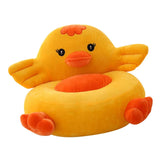 Max Cartoon Animal Kids Seat Sofa Cover Baby Chair Bean Bag Duck(Yellow) - Aladdin Shoppers