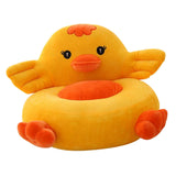 Max Cartoon Animal Kids Seat Sofa Cover Baby Chair Bean Bag Duck(Yellow) - Aladdin Shoppers