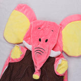 Max Cartoon Animal Kids Seat Sofa Cover Baby Chair Bean Bag Elephant (Pink) - Aladdin Shoppers