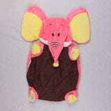 Max Cartoon Animal Kids Seat Sofa Cover Baby Chair Bean Bag Elephant (Pink) - Aladdin Shoppers