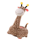 Max Cartoon Animal Kids Seat Sofa Cover Baby Chair Bean Bag Giraffe(Brown) - Aladdin Shoppers