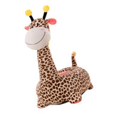 Max Cartoon Animal Kids Seat Sofa Cover Baby Chair Bean Bag Giraffe(Brown) - Aladdin Shoppers