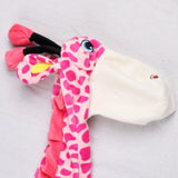 Max Cartoon Animal Kids Seat Sofa Cover Baby Chair Bean Bag Pink Giraffe(Ride) - Aladdin Shoppers