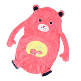 Max Cartoon Animal Kids Seat Sofa Cover Baby Chair Bean Bag Bear (Red) - Aladdin Shoppers