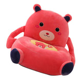 Max Cartoon Animal Kids Seat Sofa Cover Baby Chair Bean Bag Bear (Red) - Aladdin Shoppers