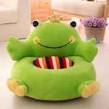 Max Cartoon Animal Kids Seat Sofa Cover Baby Chair Bean Bag Frog(Apple Green) - Aladdin Shoppers