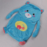 Max Soft Plush Animal Shape Foot Stool Cover with Chair Leg Socks Blue Bear - Aladdin Shoppers