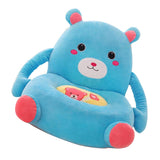 Max Soft Plush Animal Shape Foot Stool Cover with Chair Leg Socks Blue Bear - Aladdin Shoppers