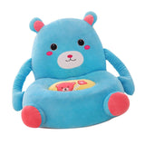 Max Soft Plush Animal Shape Foot Stool Cover with Chair Leg Socks Blue Bear - Aladdin Shoppers