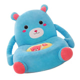 Max Soft Plush Animal Shape Foot Stool Cover with Chair Leg Socks Blue Bear - Aladdin Shoppers