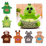 Max Kids Sofa Seat Cover Armchair Animal Shape Baby Bean Bag Cover Frog - Aladdin Shoppers