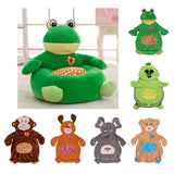 Max Kids Sofa Seat Cover Armchair Animal Shape Baby Bean Bag Cover Frog - Aladdin Shoppers