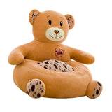 Max Kids Sofa Seat Cover Armchair Animal Shape Baby Bean Bag Cover  Bear