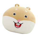 Max Cartoon Animal Head Shape Cushion Pillow Hand Warmer Groundhog A - Aladdin Shoppers