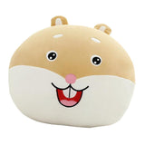 Max Cartoon Animal Head Shape Cushion Pillow Hand Warmer Groundhog A - Aladdin Shoppers