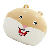 Max Cartoon Animal Head Shape Cushion Pillow Hand Warmer Groundhog A - Aladdin Shoppers