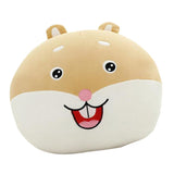 Max Cartoon Animal Head Shape Cushion Pillow Hand Warmer Groundhog A - Aladdin Shoppers