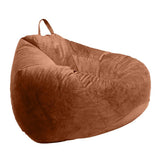 Max Kids Stuffed Animals Storage Suede Bean Bag Cover 90x11cm Brown_2 - Aladdin Shoppers