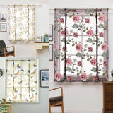 Max Peony Flower Purple Roman Curtain Kitchen Window Blinds Curtains 120 x120cm - Aladdin Shoppers