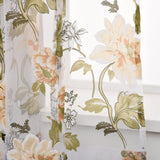 Max Peony Flower Roman Curtain Kitchen Window Blinds Curtains Yellow 120 x120cm - Aladdin Shoppers