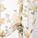 Max Peony Flower Roman Curtain Kitchen Window Blinds Curtains Yellow 120 x120cm - Aladdin Shoppers