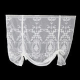 Max Splendidly Embroidery Roman Short Curtain for Bedroom/Livingroom 120x140cm - Aladdin Shoppers