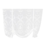 Max Splendidly Embroidery Roman Short Curtain for Bedroom/Livingroom 120x140cm - Aladdin Shoppers