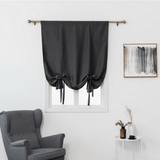 Max Blackout Curtain Window Curtains Room Darkening Roman Shades Black_2 - Aladdin Shoppers