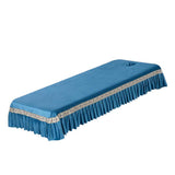 Max Reusable SPA Massage Bed Sheet Cover with Face Breath Hole Light Blue