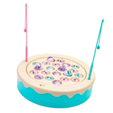 Maxbell  Toddler Cartoon Cake Magnetic Fishing Game Set Kids Early Educational Toys