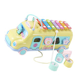 Max Piano Xylophone 7 Keys Mini Glockenspiel Instrument  Yellow