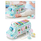 Max Piano Xylophone 7 Keys Mini Glockenspiel Instrument  Green