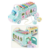 Max Piano Xylophone 7 Keys Mini Glockenspiel Instrument  Green
