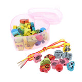 Max Toddler Kids Montessori Lacing Beads Toy Fine Motor Skills Animal and Fruite